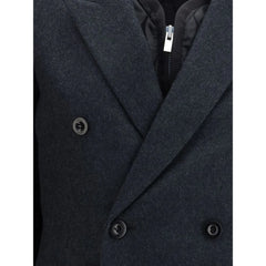Sacai Wool Melton and Wool Knit Jacket - 3