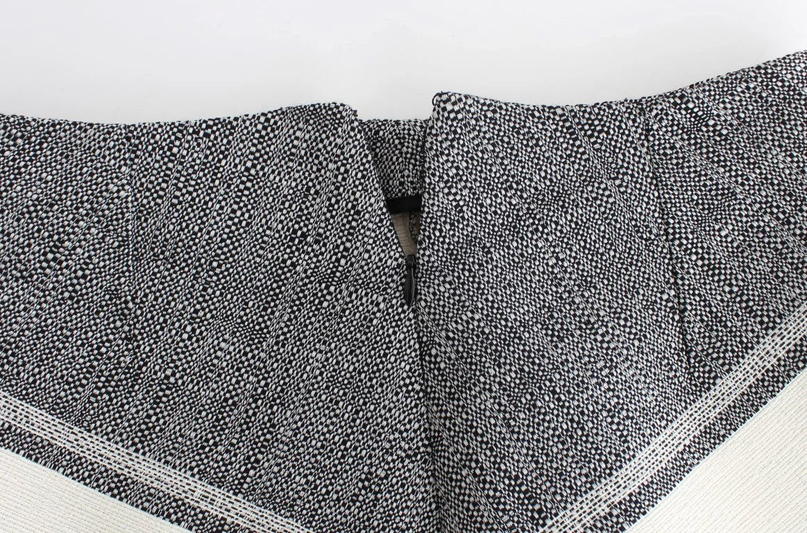 Sachin & Babi Gray Black Liza Leather Straight Pencil - S - Skirts