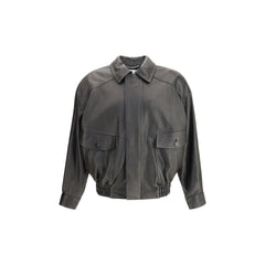 Saint Laurent Balloon Leather Jacket - IT48 | M - Bomber Jackets