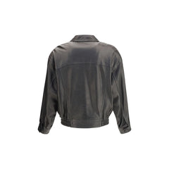 Saint Laurent Balloon Leather Jacket - IT48 | M - Bomber Jackets