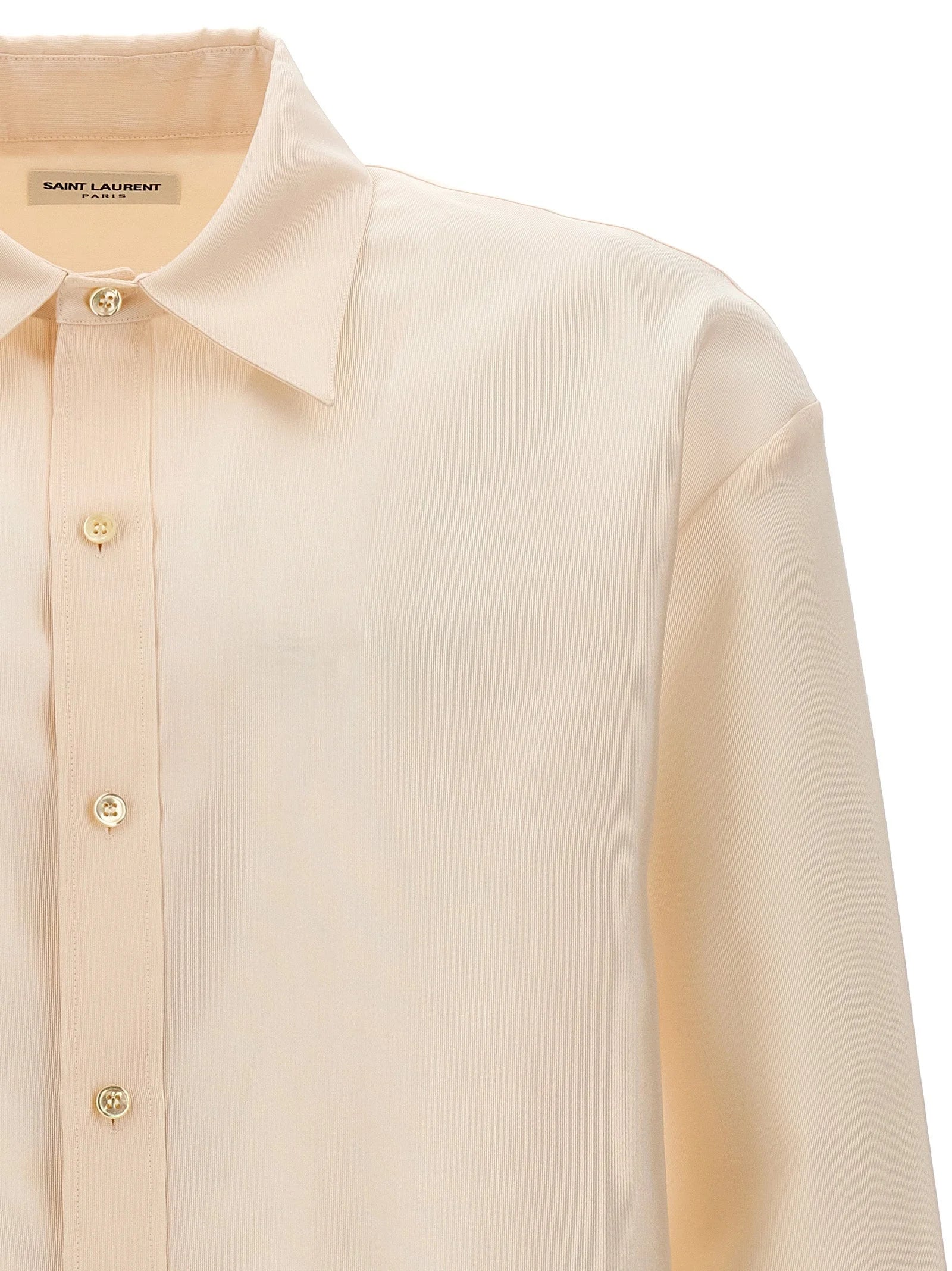 Saint Laurent Beige Acetate Blouse - One Size