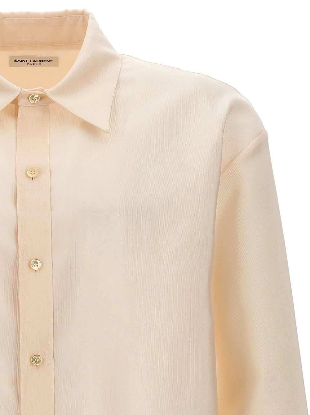 Saint Laurent Beige Acetate Blouse - One Size