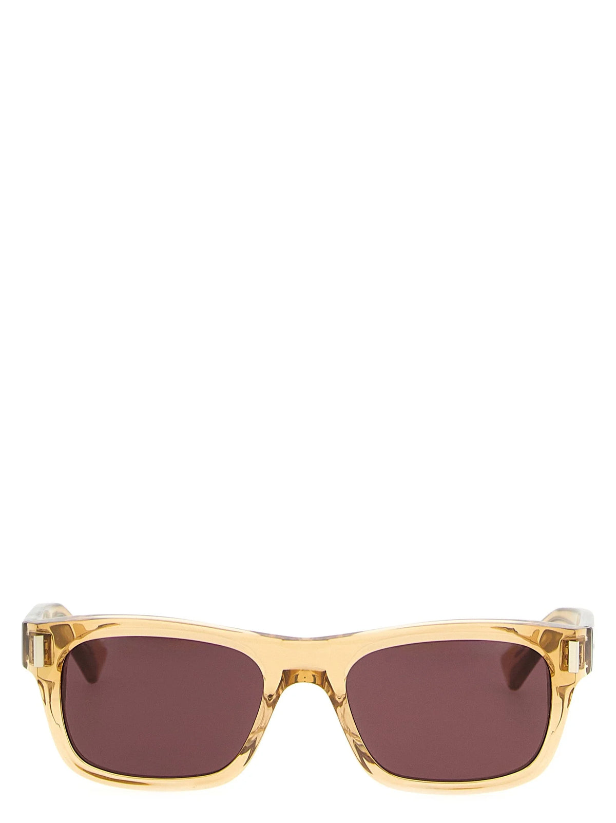 Saint Laurent Beige Acetate Sunglasses