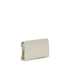 Saint Laurent Beige Calf Leather Bos Taurus Wallet