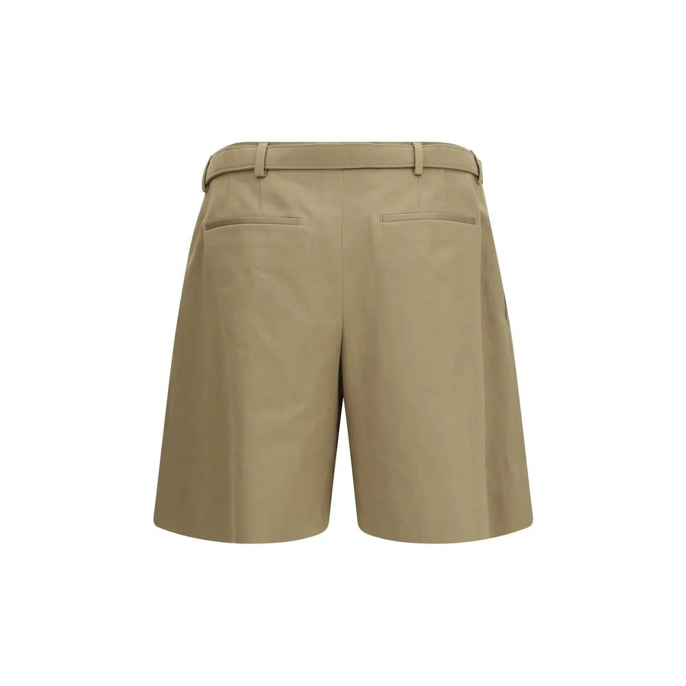 Saint Laurent Beige Cotton Bermuda Shorts - IT48 | M