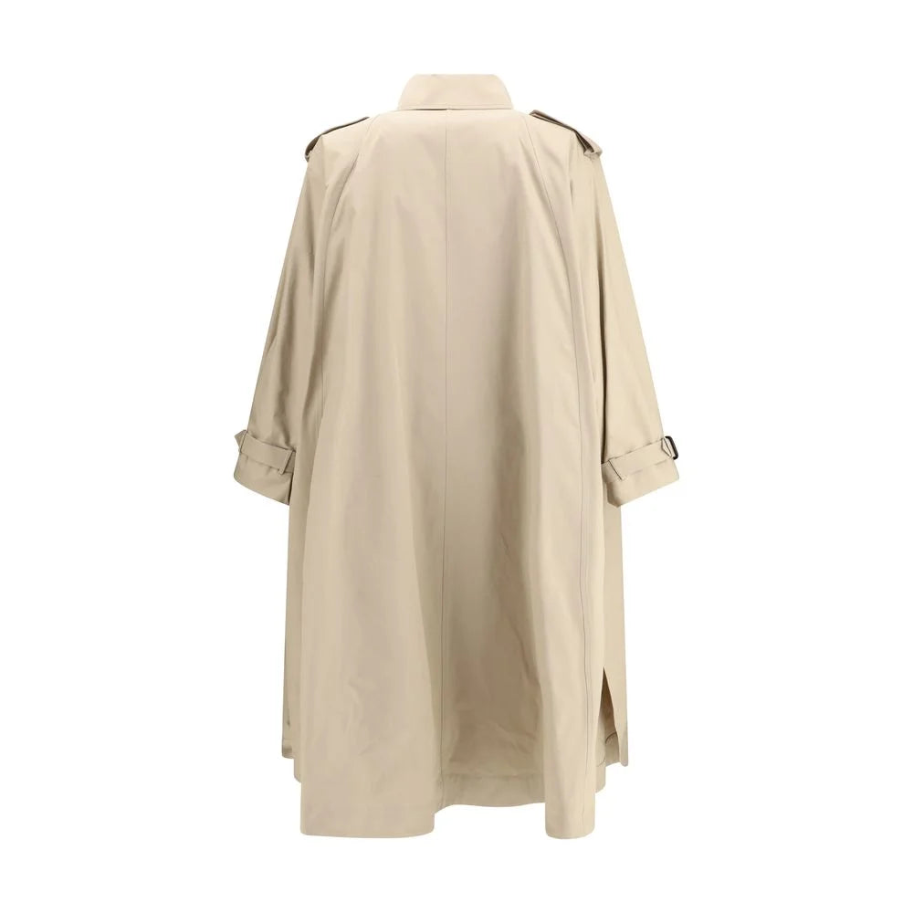 Saint Laurent Beige Cotton Coat - 2