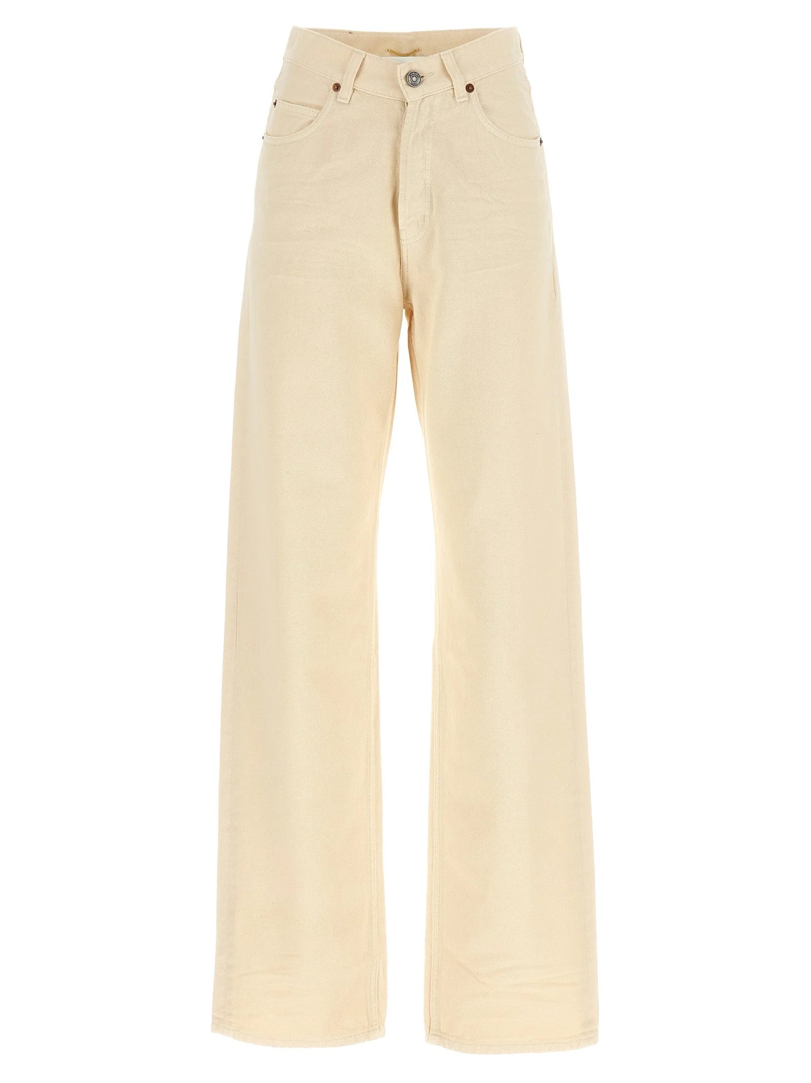 Saint Laurent Beige Cotton Jeans Denim - 25