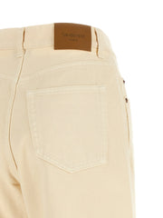 Saint Laurent Beige Cotton Jeans Denim - 25