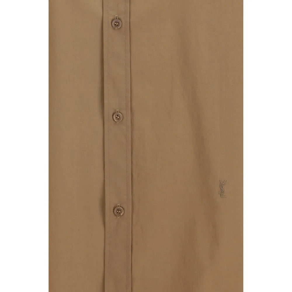 Saint Laurent Beige Cotton Shirt