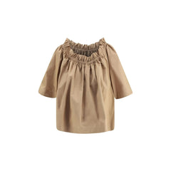 Saint Laurent Beige Cotton Shortsleeve Shirt