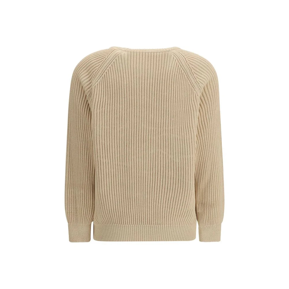 Saint Laurent Beige Cotton Sweatshirt - M
