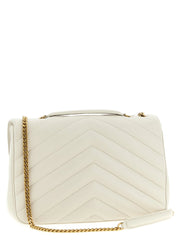 Saint Laurent Beige Lamm Lær Skulderveske
