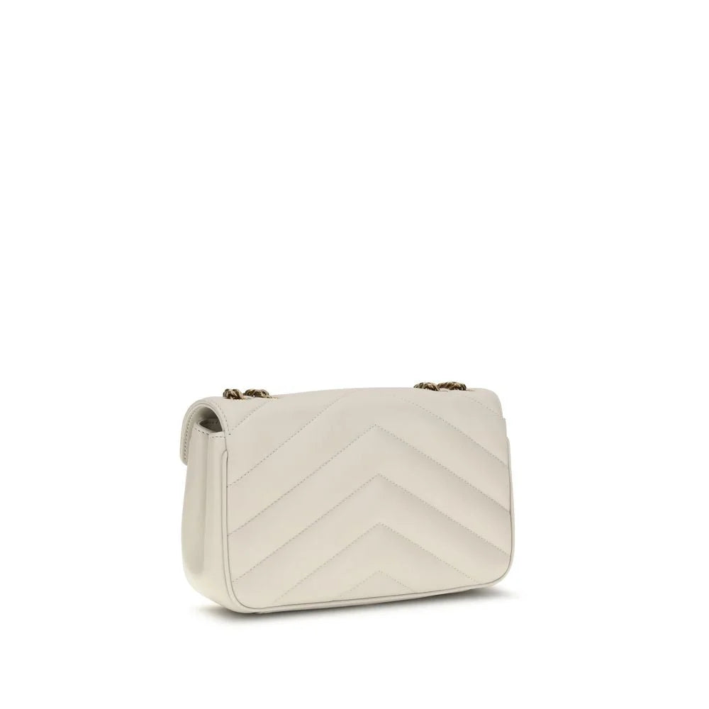 Saint Laurent bézs gyapjú Ovis Aries válltáska