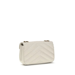 Saint Laurent bézs gyapjú Ovis Aries válltáska