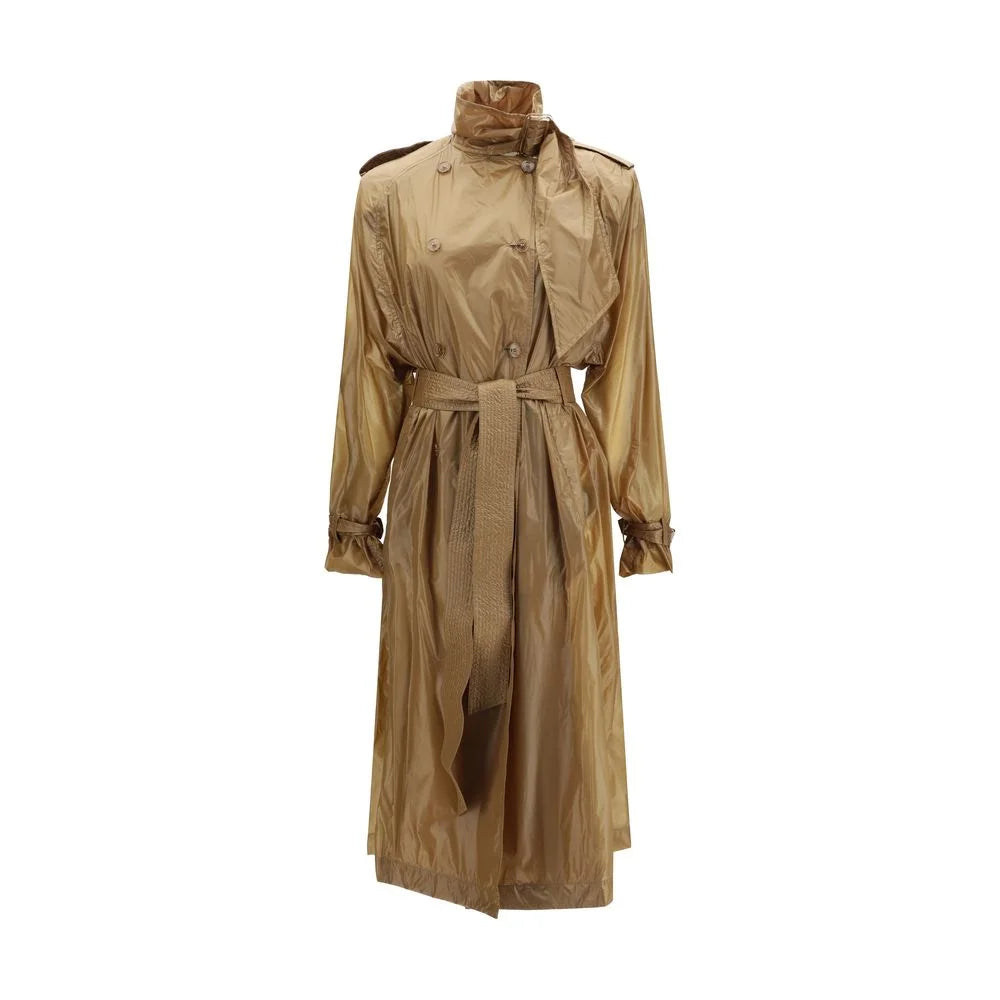 Saint Laurent Beige Polyamide Trench Coat - IT38 | S
