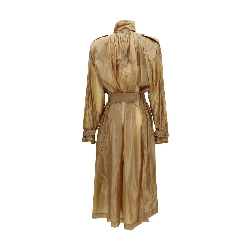 Saint Laurent Beige Polyamide Trench Coat - IT38 | S