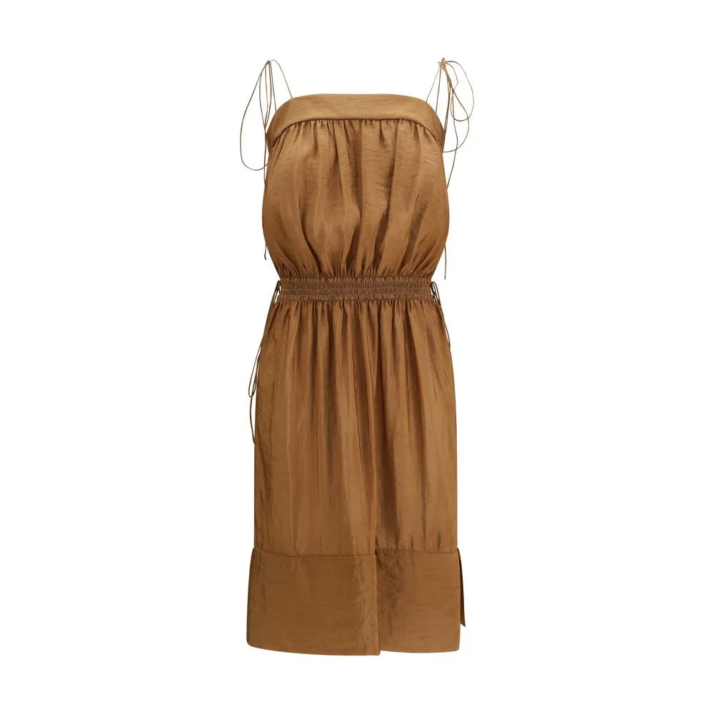 Saint Laurent Beige Polyester Casual Dress - IT40 | M