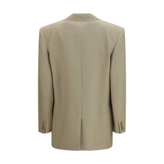 Saint Laurent Beige Wool Oves Aries Blazer - IT38 | S
