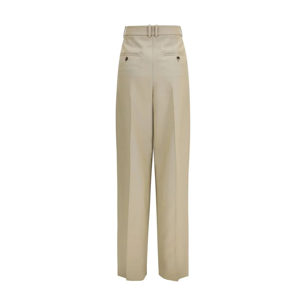 Saint Laurent Beige Wool Oves Aries Dress Pants - IT38 | S