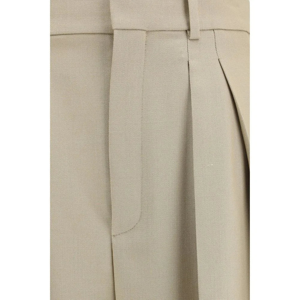 Saint Laurent Beige Wool Oves Aries Dress Pants - IT38 | S