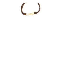 Saint Laurent Bicolor Calf Leather Bos Taurus Bracelet - M