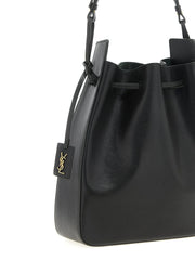 Saint Laurent Bicolor Calfskin Crossbody Bag