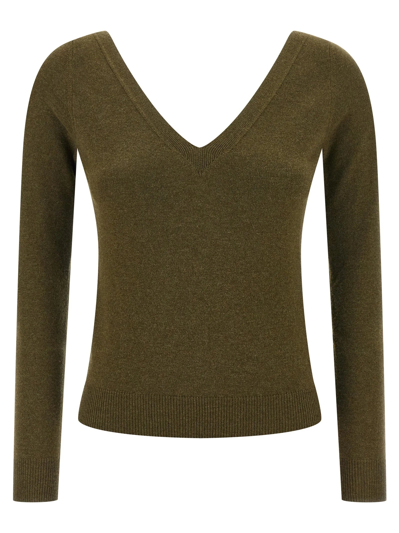 Saint Laurent Bicolor Cashmere Cardigan - L