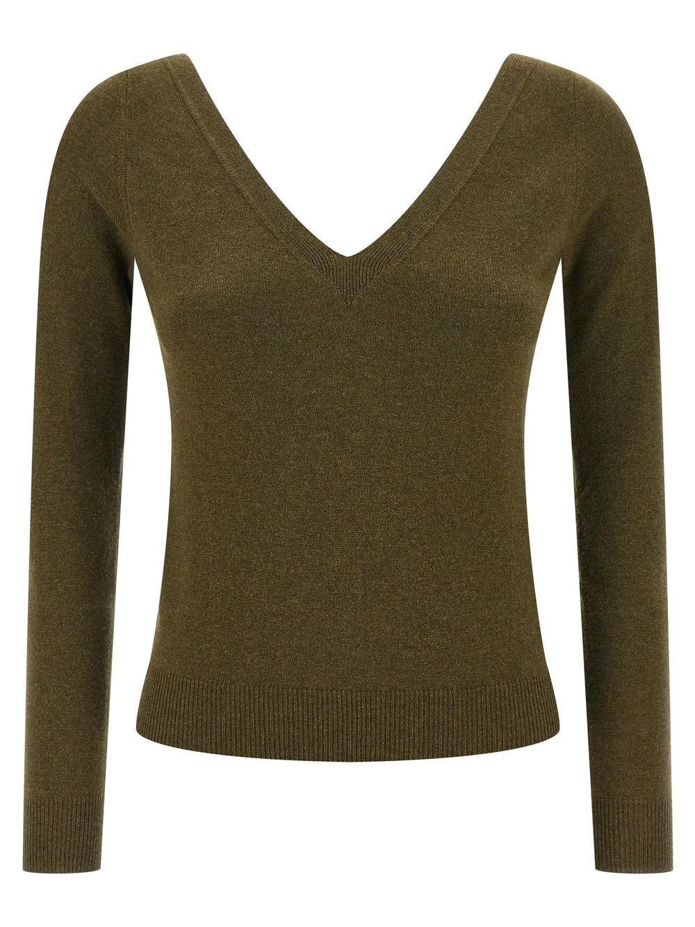 Saint Laurent Bicolor Cashmere Cardigan - L