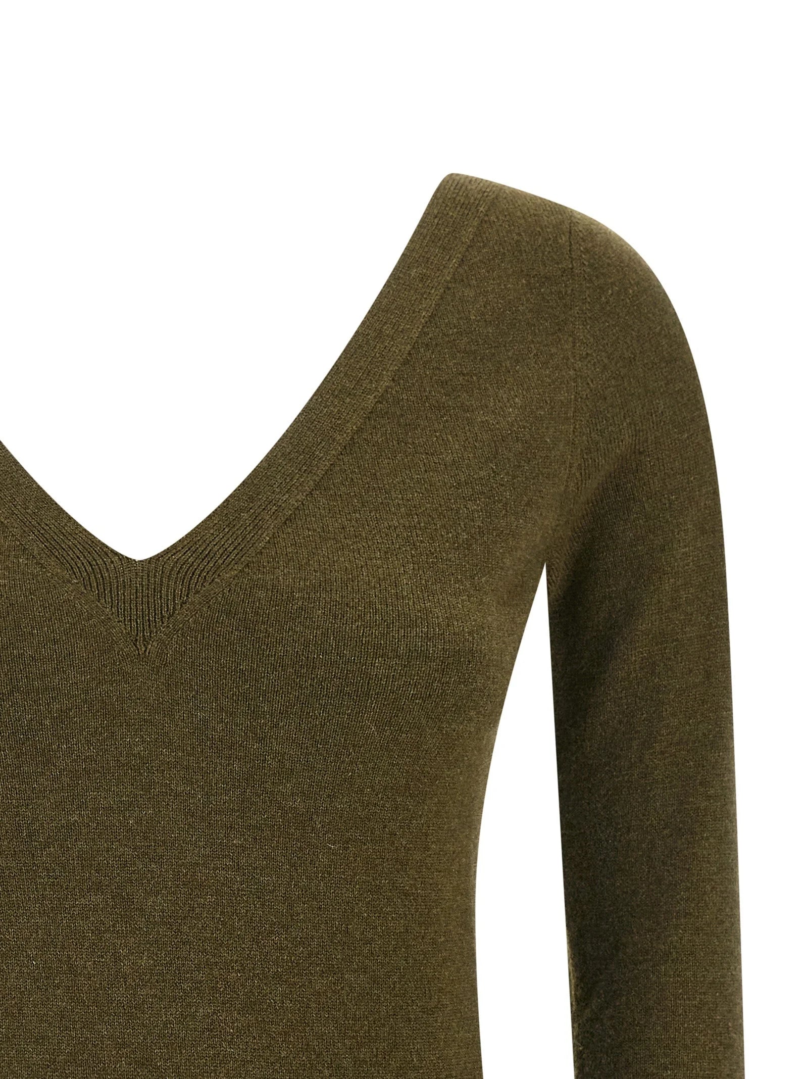 Saint Laurent Bicolor Cashmere Cardigan - L