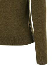 Saint Laurent Bicolor Cashmere Cardigan - L