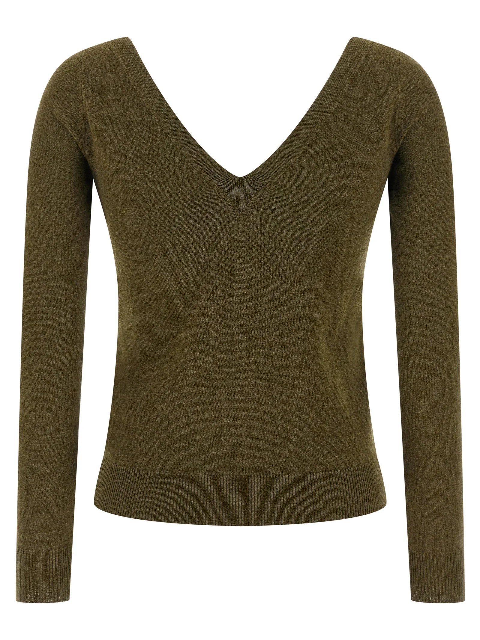 Saint Laurent Bicolor Cashmere Cardigan - L