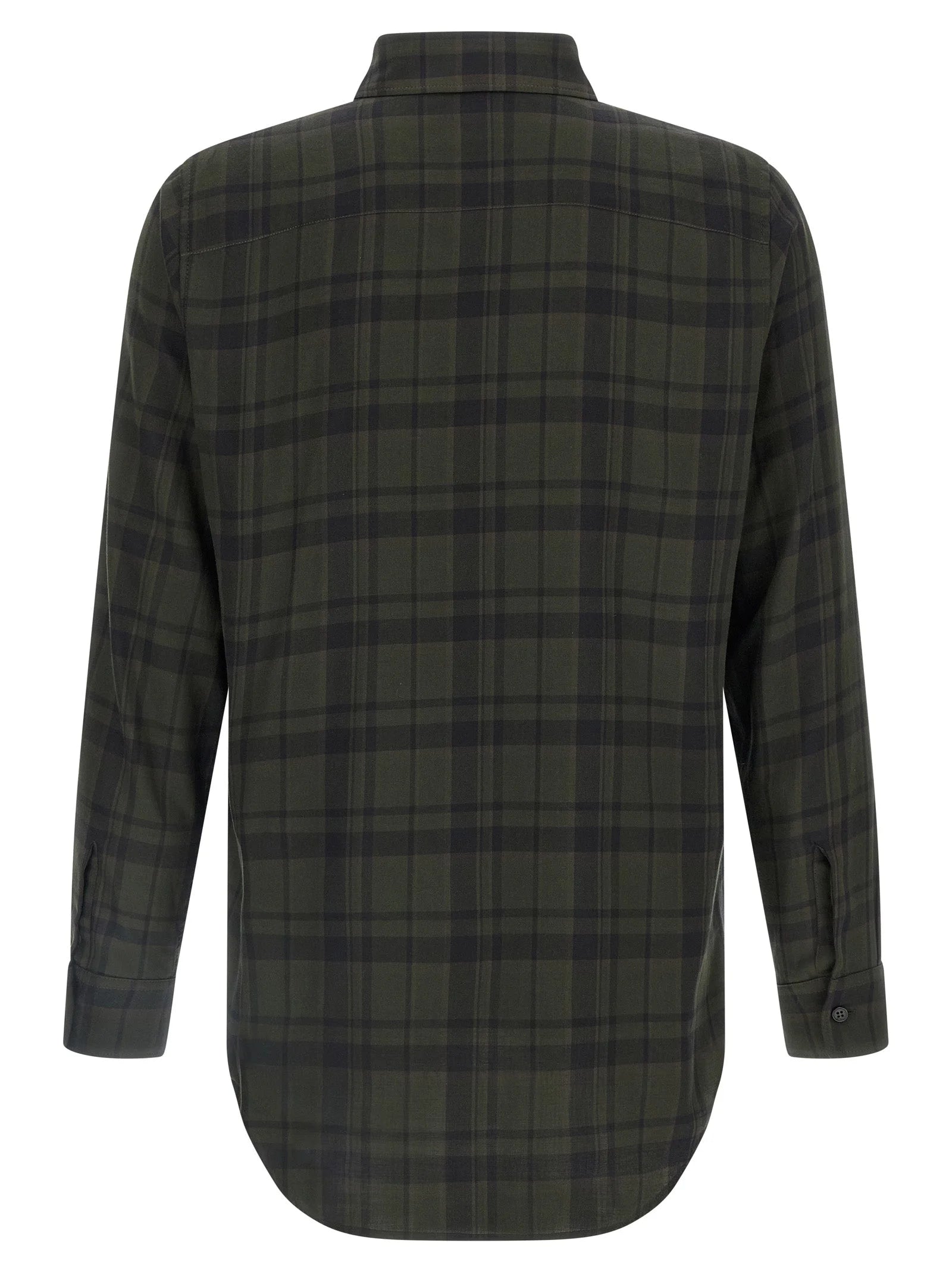 Saint Laurent Bicolor Cotton Blouse