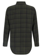 Saint Laurent Bicolor Cotton Blouse