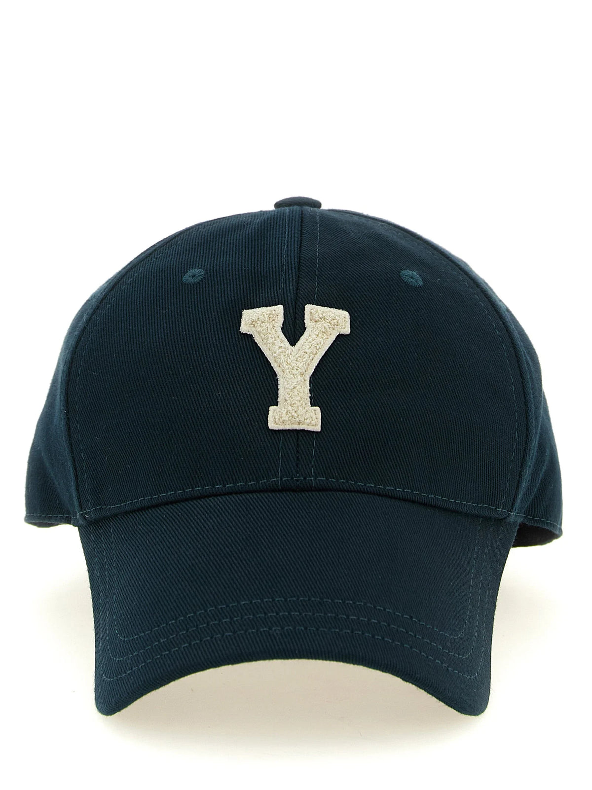 Saint Laurent Bicolor Cotton Cap (Baseball Hat)