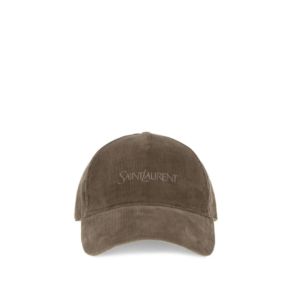 Saint Laurent Bicolor Cotton Cap (Baseball Hat) - 57 cm|S
