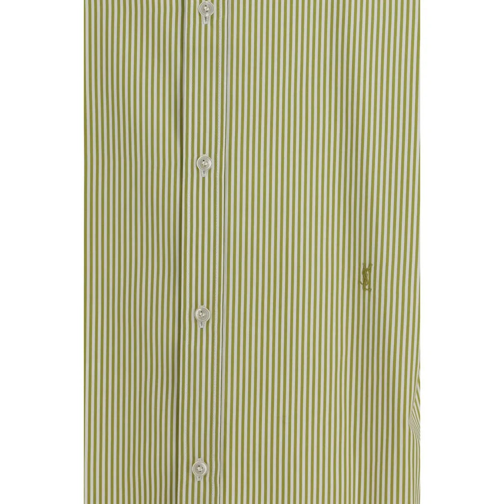 Saint Laurent Bicolor Cotton Pattern Shirt - IT40 | M