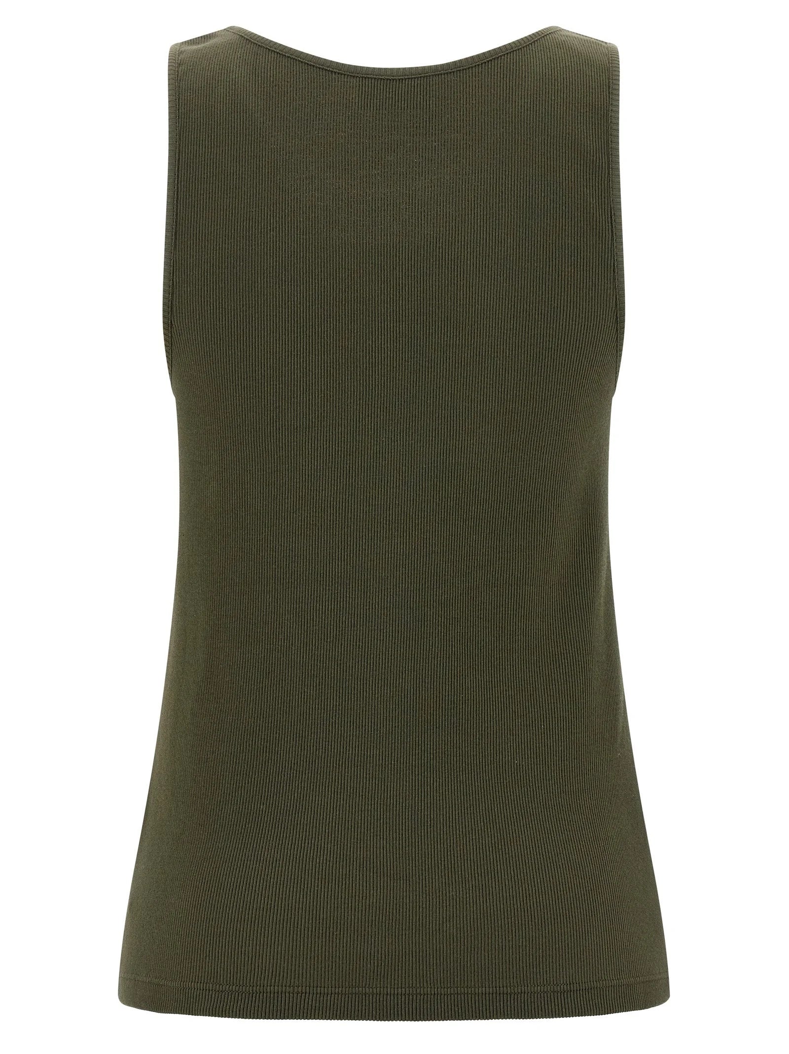 Saint Laurent Bicolor Cotton Tank Tops - M