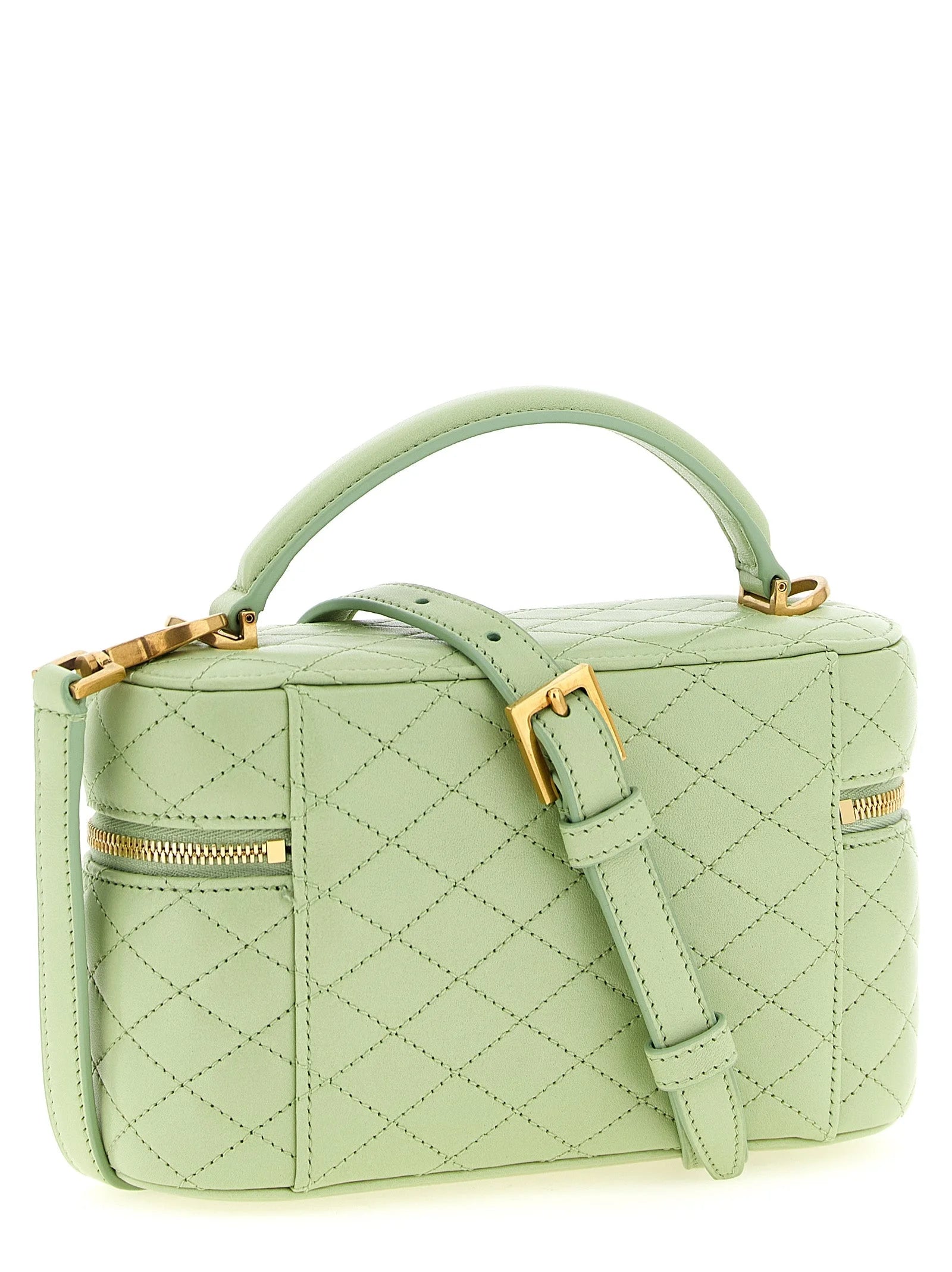 Saint Laurent Bicolor Lamb Leather Handbag