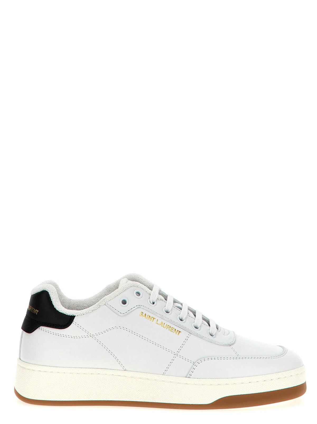 Saint Laurent Bicolor Leather Low Top Sneakers - EU 40 | US 7