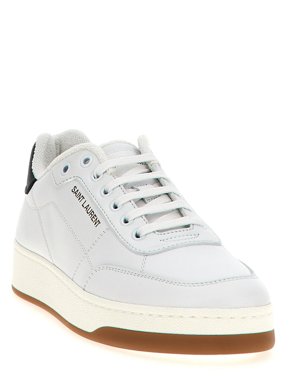 Saint Laurent Bicolor Leather Low Top Sneakers - EU 40 | US 7