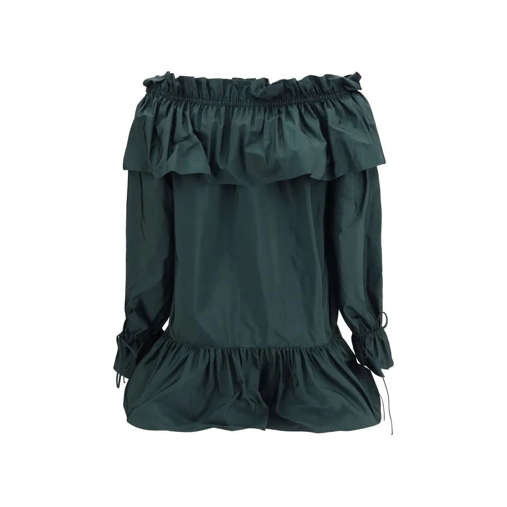 Saint Laurent Bicolor Polyamide Casual Dress