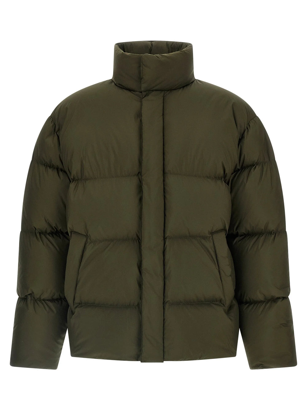 Saint Laurent Bicolor Polyester Full-Length Jacket