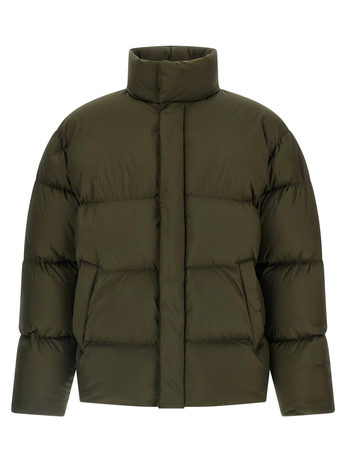 Saint Laurent Bicolor Polyester Full-Length Jacket