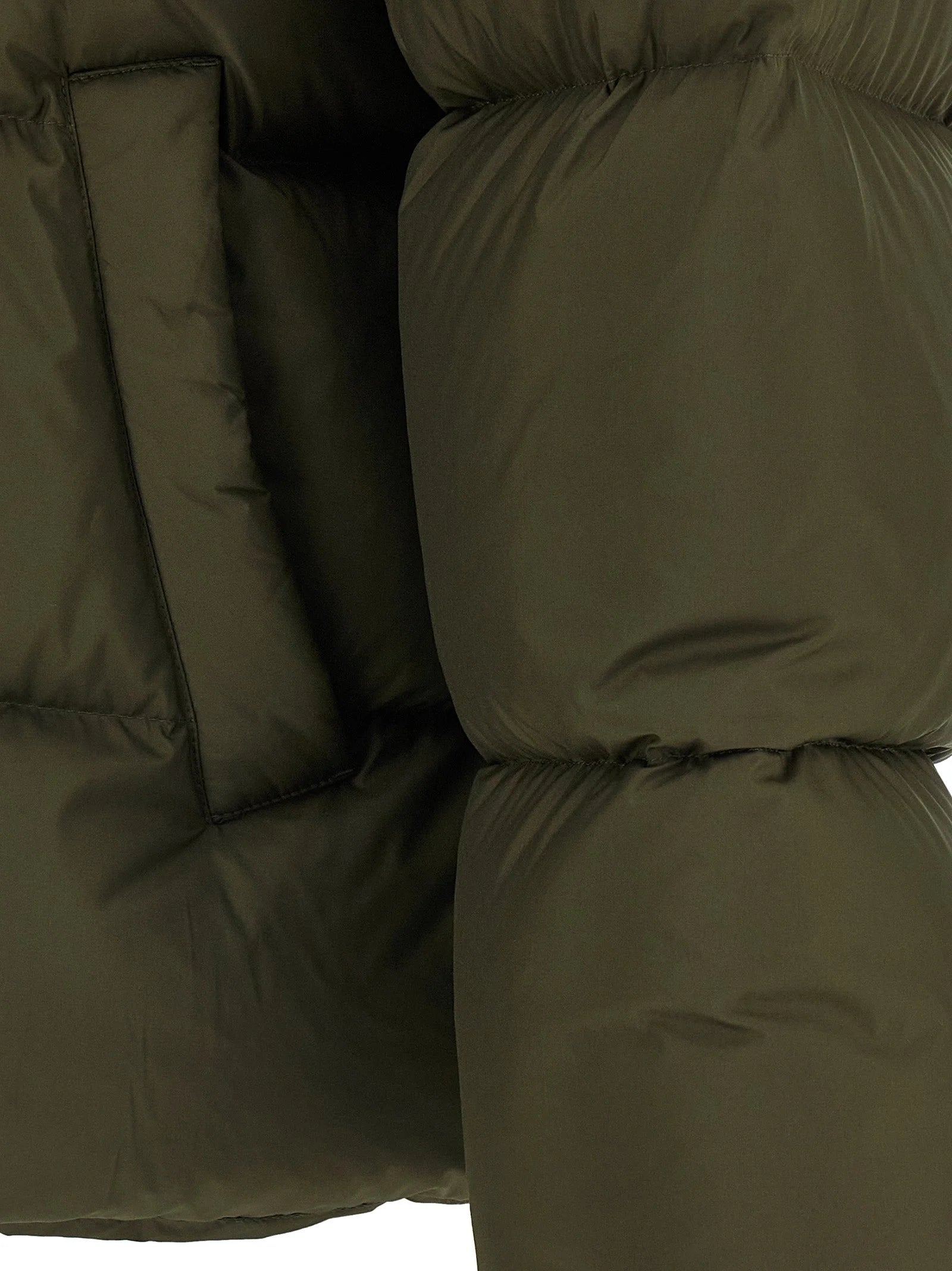 Saint Laurent Bicolor Polyester Full-Length Jacket