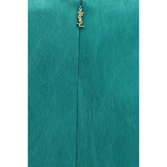 Saint Laurent Bicolor Silk Casual Dress - IT36 | XS