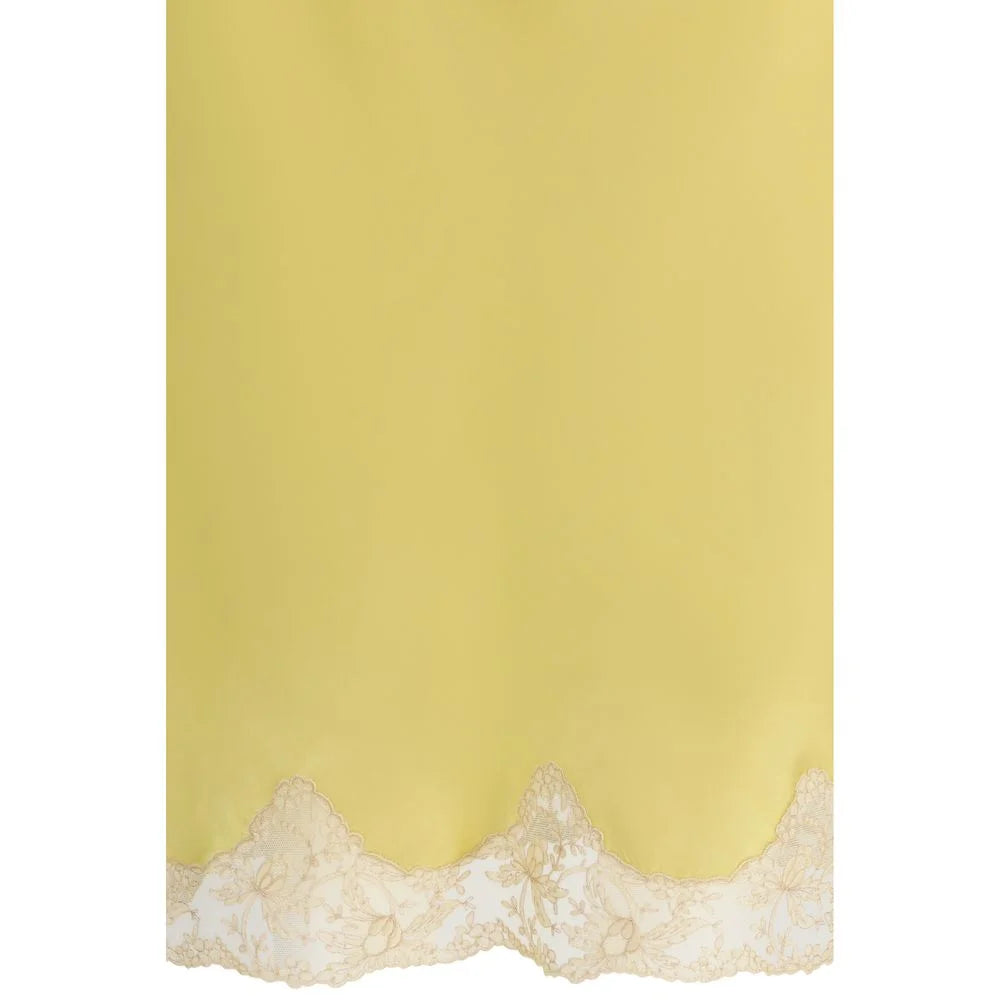 Saint Laurent Bicolor Silk Midi Skirt - IT42 | L