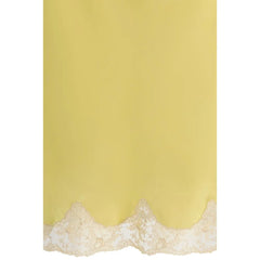 Saint Laurent Bicolor Silk Midi Skirt - IT42 | L