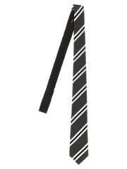 Saint Laurent Bicolor Silk Tie