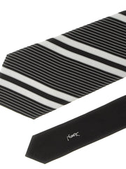 Saint Laurent Bicolor Silk Tie