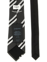 Saint Laurent Bicolor Silk Tie